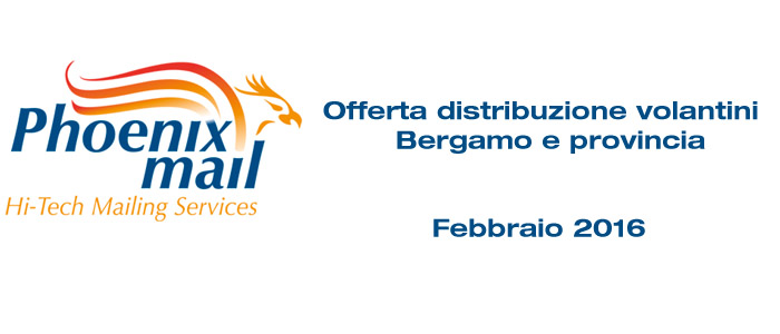 Distribuzione volantini Bergamo